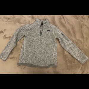 Youth Large 1/4 zip Patagonia Better Sweater pullover